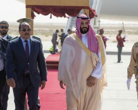 Bin Salman and Mauritania's president